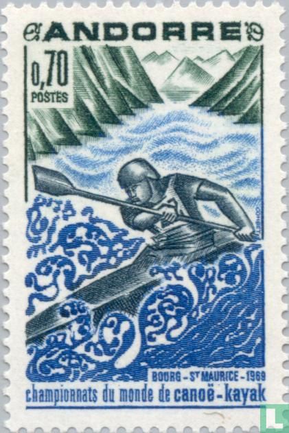 Championnat du monde de kayak 0,70 (1969) Andorre Poste française