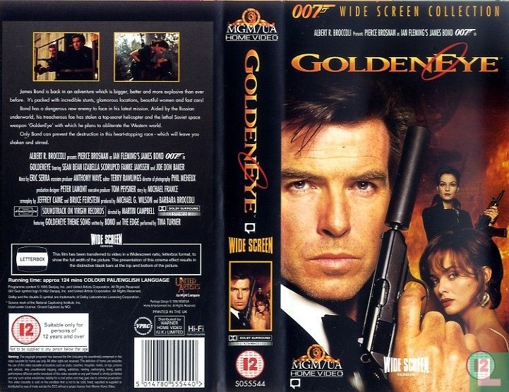 GoldenEye VHS 17 (1996) - VHS video tape - LastDodo