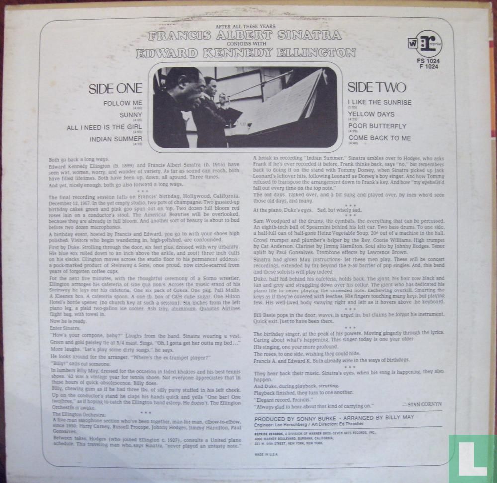 Francis A. Sinatra & Edward K. Ellington 