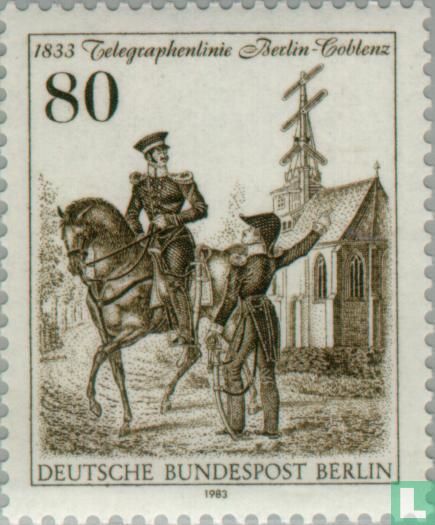 150 Jahre Telegraphenlinie Berlin-Coblenz