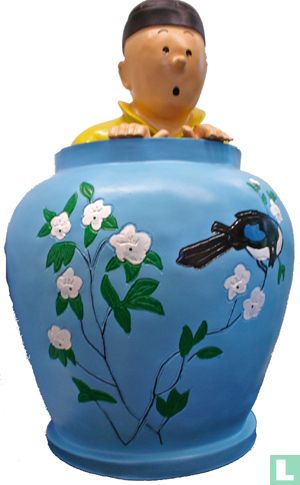 Tintin - Moulinsart Figurine - Tintin And Snowy In Vase - - Catawiki