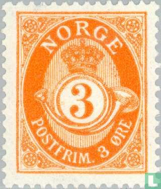 Corne postale 'NORGE' en Antiqua