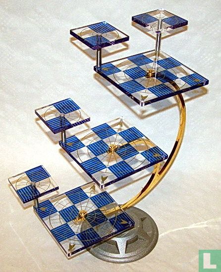 The Official Star Trek® Tridimensional Chess Set, TM ® & ©1994 Paramount  Pictures The Franklin Mint Cast pieces with sterling s…