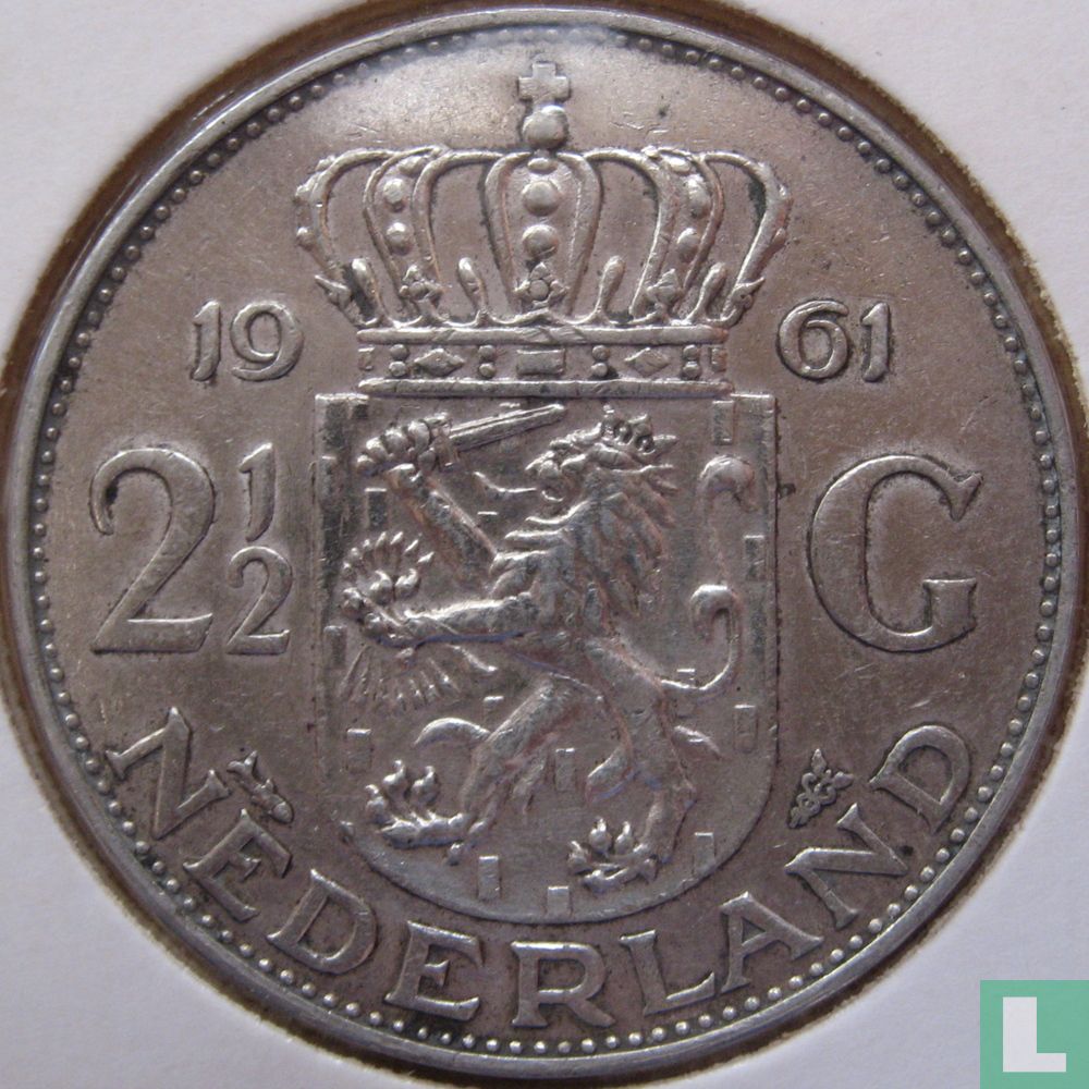 Pays-Bas 2½ gulden 1961