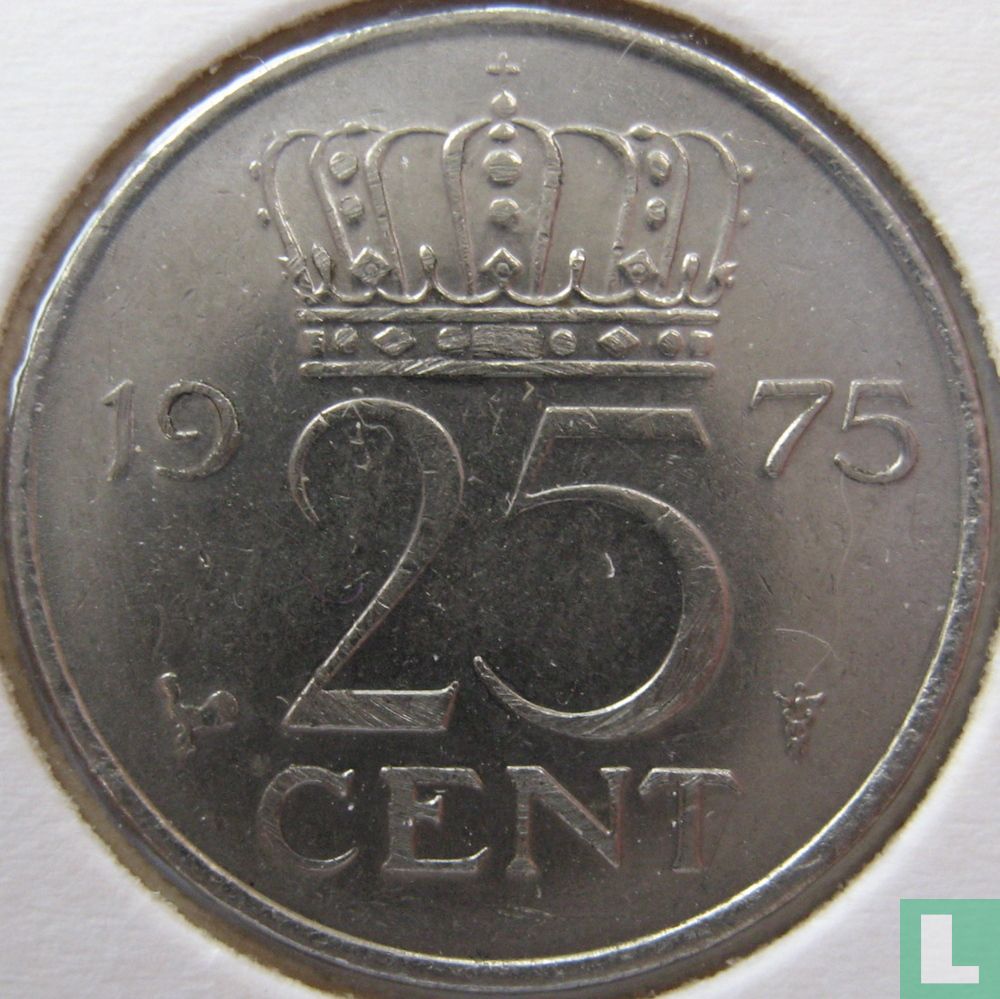 Niederlande 25 Cent 1975