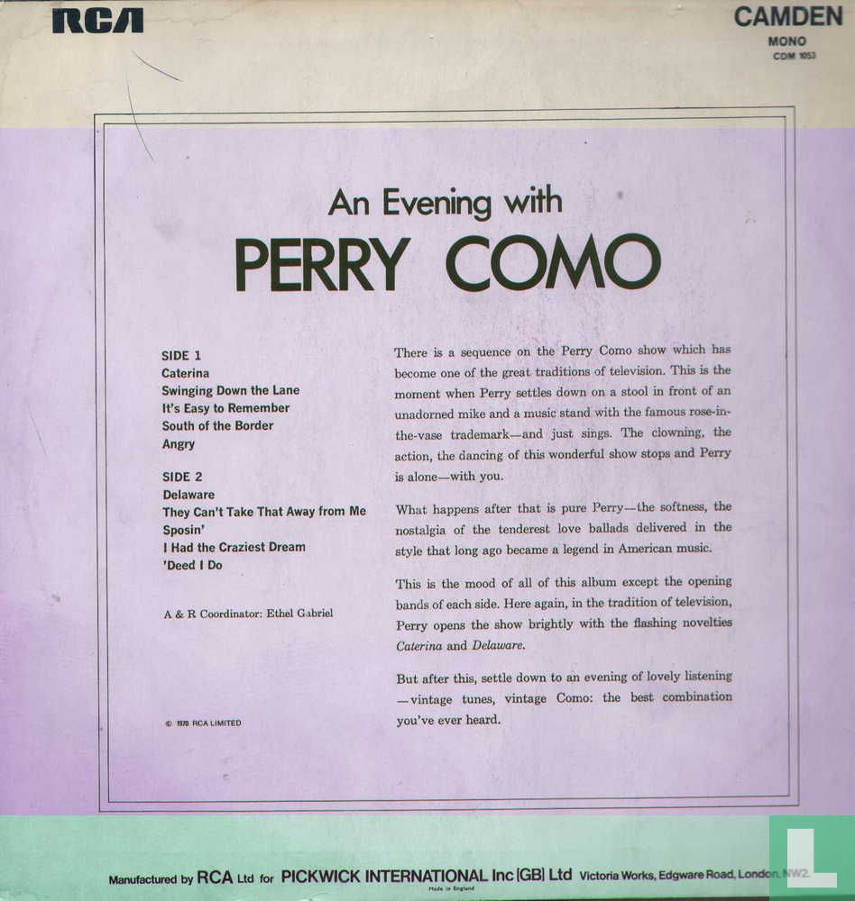 An evening with