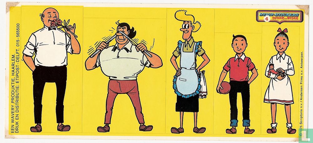 Lambik, Jerom, Tante Sidonie, Suske en Wiske, 4 (1975) - Wavery