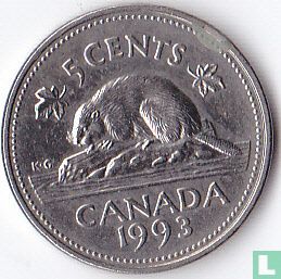 Kanada 5 Cent 1993