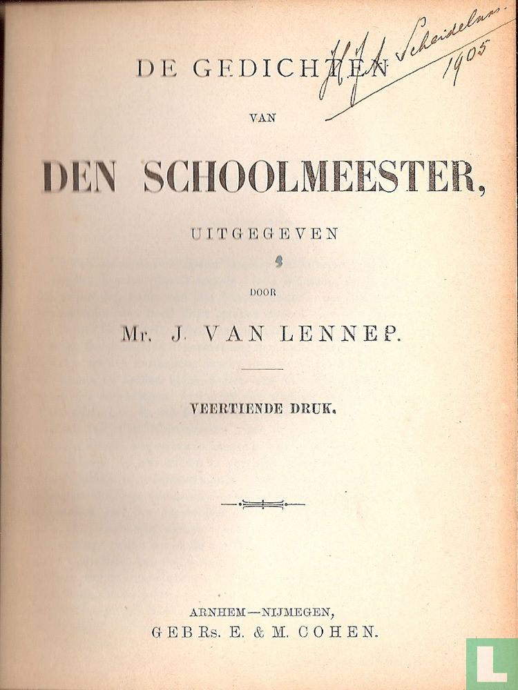 De gedichten van den Schoolmeester