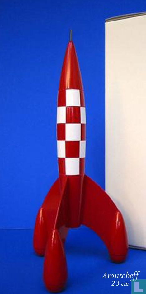 Fusée Tintin lunaire - fusée de Tintin 23 cm (1986) - Tin Tin