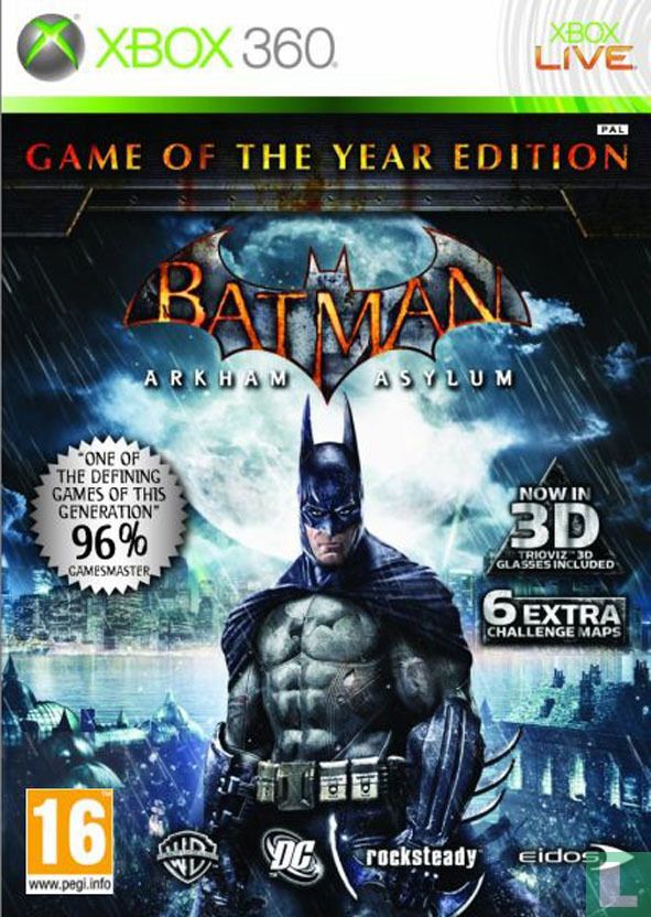 Xbox Batman: Arkham Asylum Games