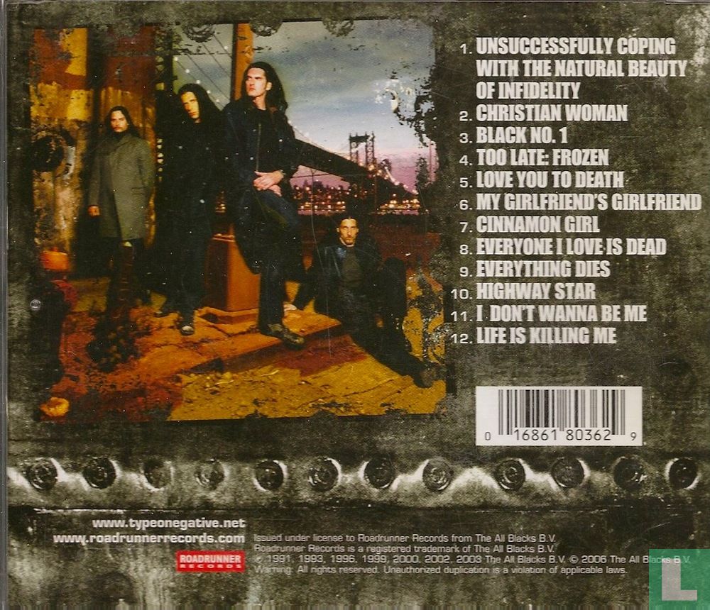 The best of Type O Negative CD: RR 8036-2 (2006) - Type O Negative