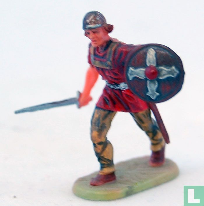 Viking with sword and shield