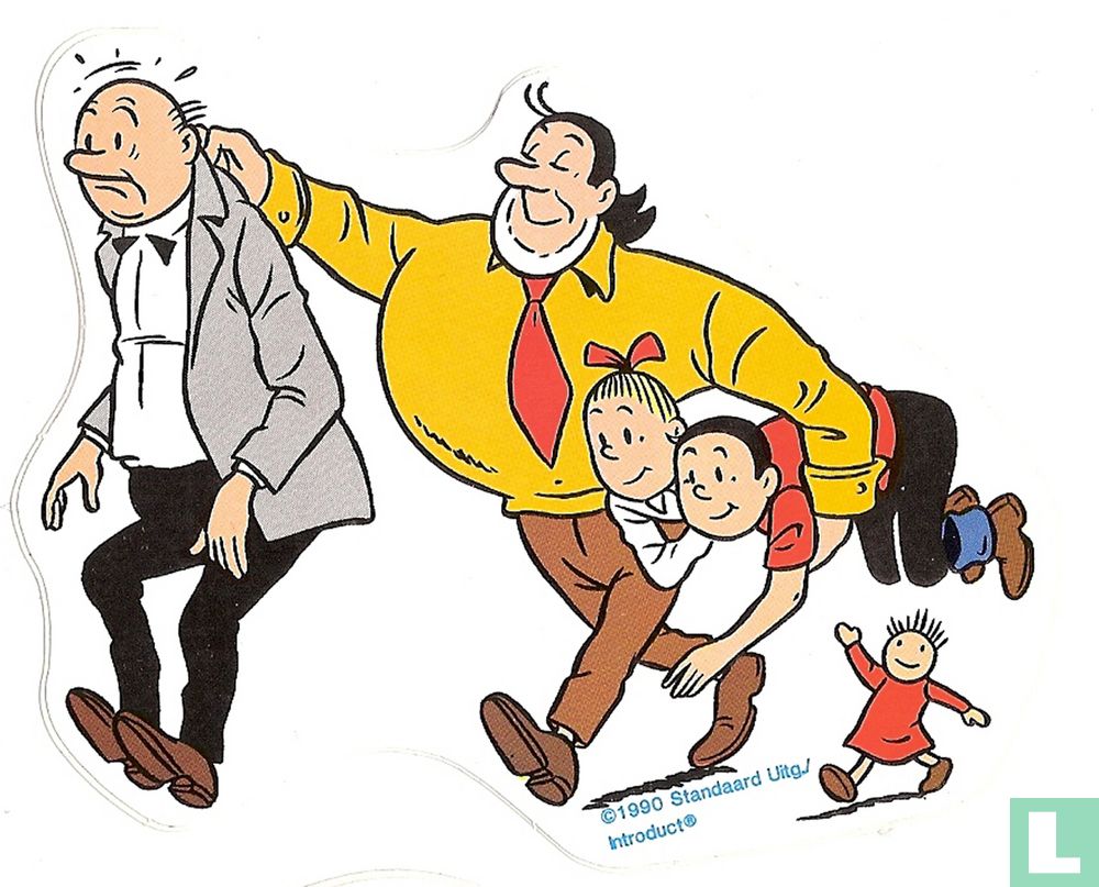 Introduct - Lambik, Suske en Wiske worden gedragen door Jerom. (1990