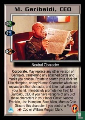 M. Garibaldi, CEO