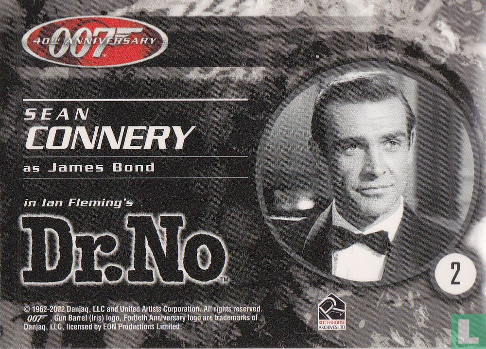 Sean Set Sean Connery as James Bond 2 (2002) - Dr No Commemorative set 2002 ...