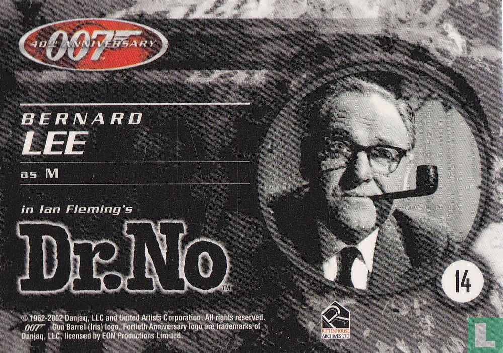 Bernard Lee as M