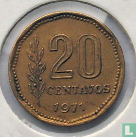 Argentinien 20 Centavo 1971