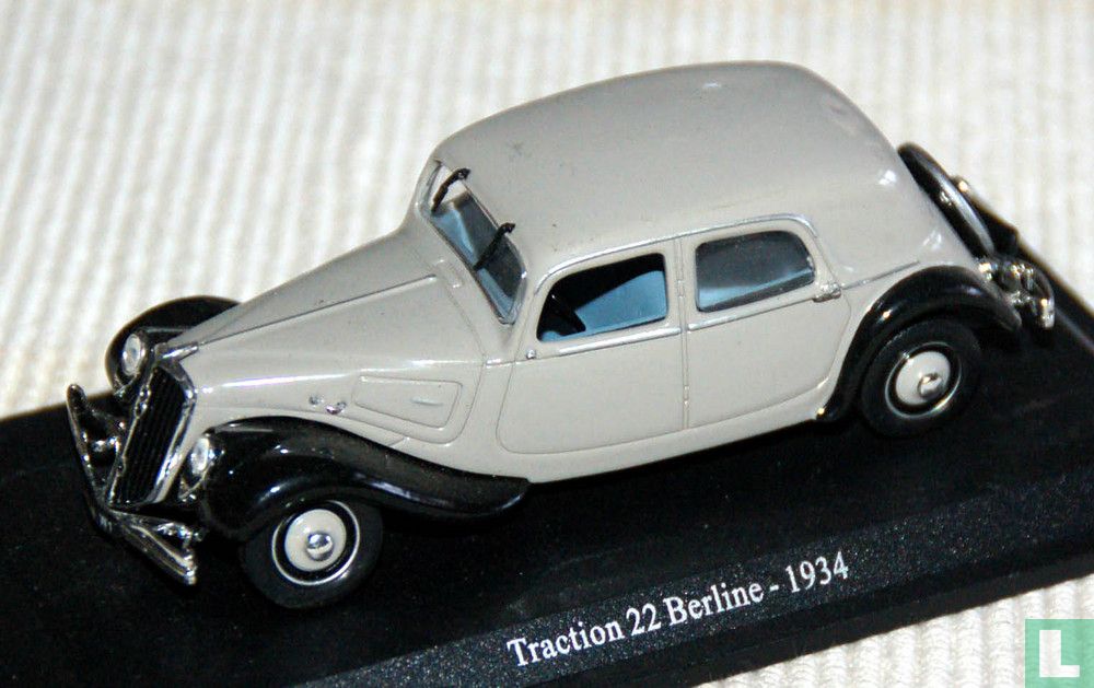 NOREV Ligne Noire 1/43 - Citroën Traction 22CV Berline 1934 Gris Anthracite - Occasion Boîte