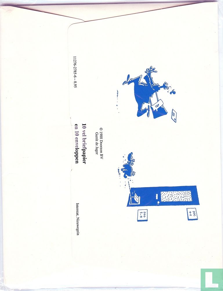 Mens Kapel gebouw De familie Doorzon postpapier (1988) - Writing paper - LastDodo