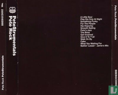 Petestrumentals CD BBEGCD 002 (2001) - Pete Rock - LastDodo