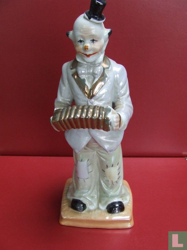 Clown à l'accordéon