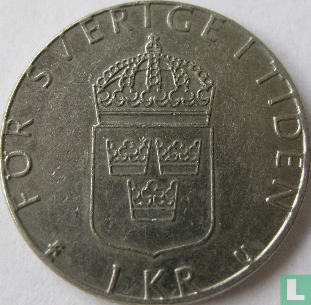 Suède 1 couronne 1978