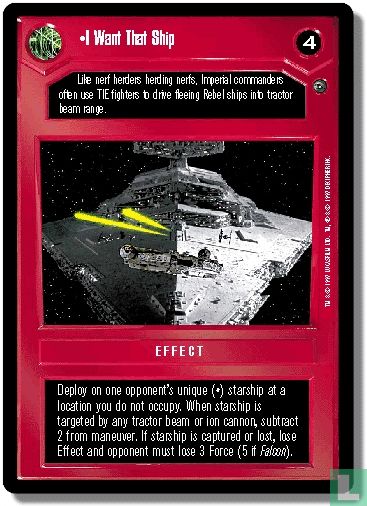 I Want That Ship
