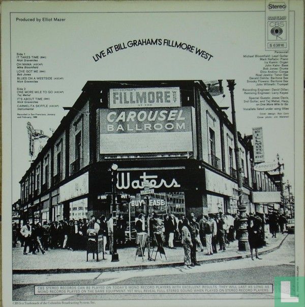 Live at Bill Graham's Fillmore West