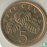 Singapur 5 Cent 1986