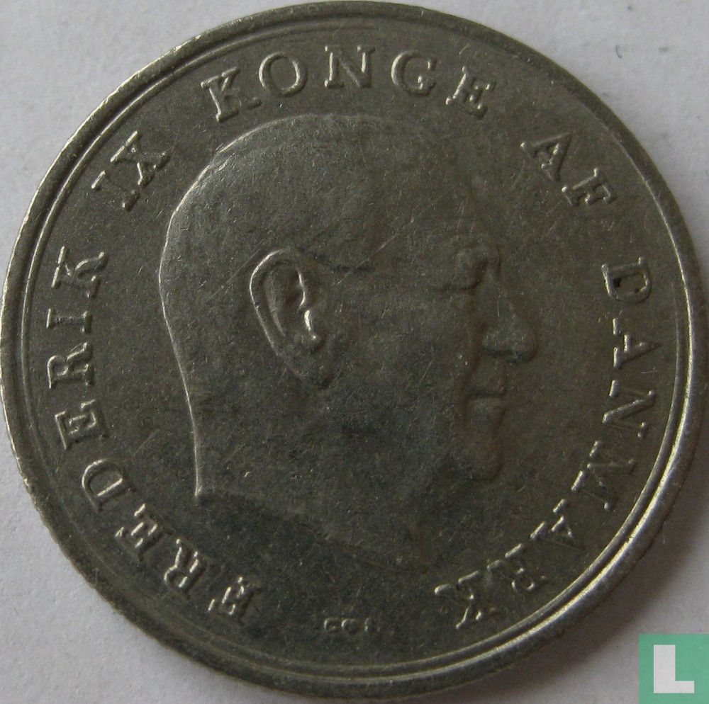 Denmark 1 krone 1965