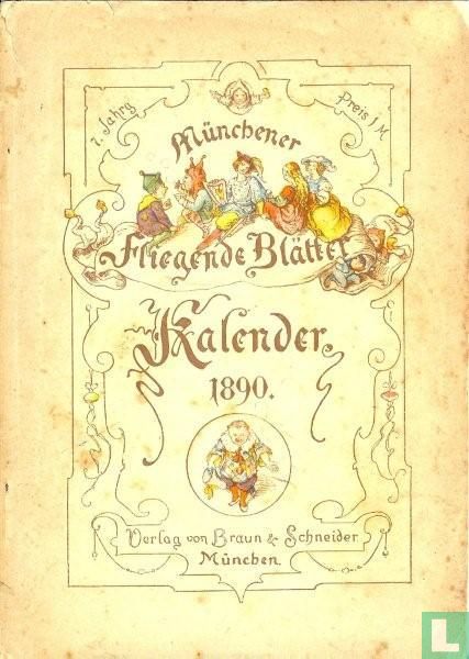Münchener Fliegende Blätter Kalender 1890