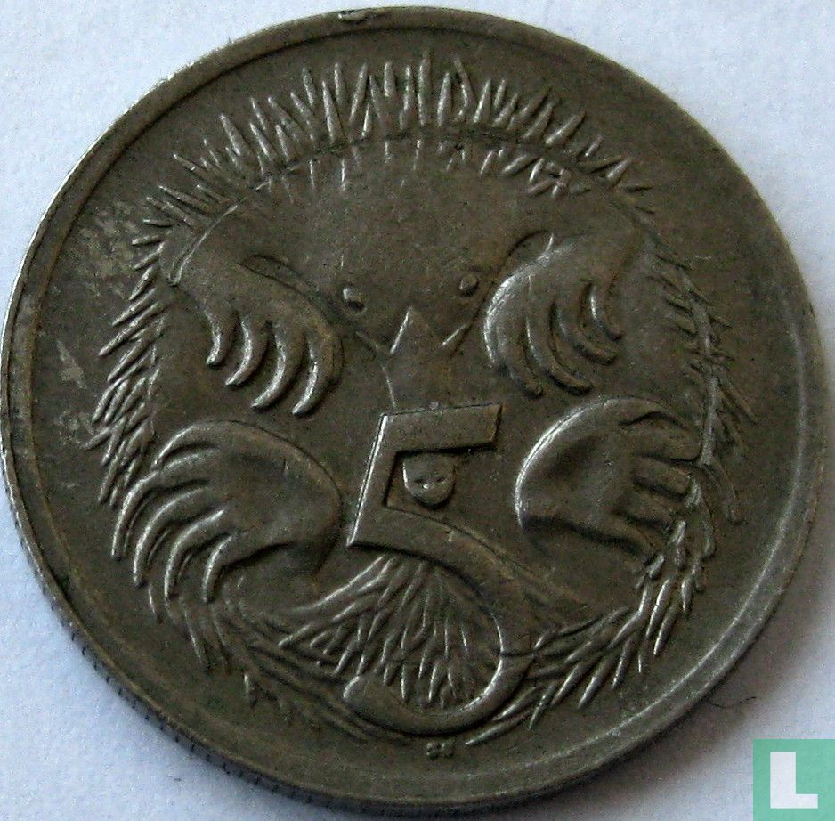Australien 5 Cent 1968