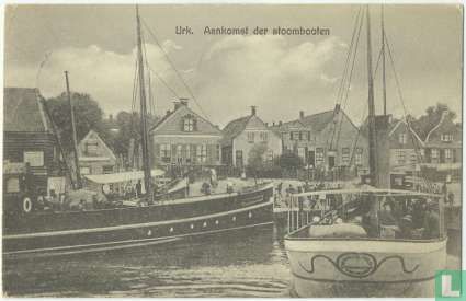Aankomst der stoombooten