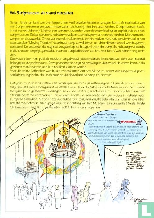 Das Comic-Museum, der Stand der Dinge