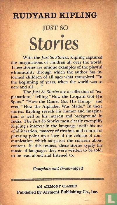 Just so stories