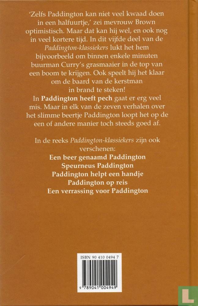 Paddington heeft pech