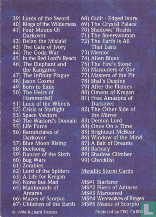 Checklist
