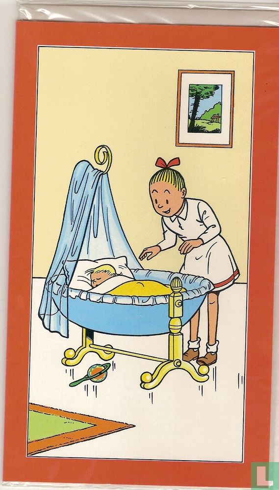 Wiske bij wieg