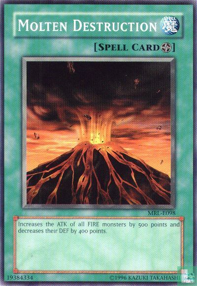 Molten destruction