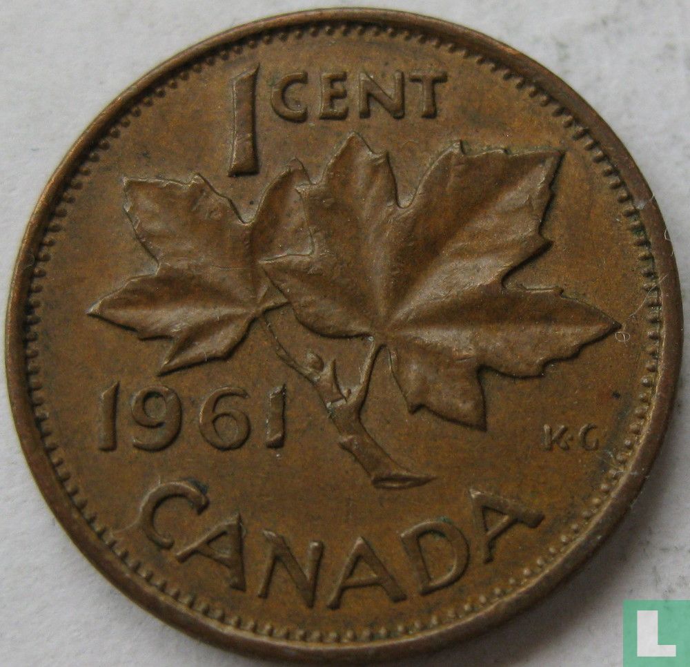 Canada 1 cent 1961