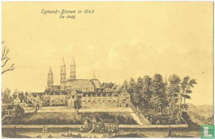 De Abdij in 1643