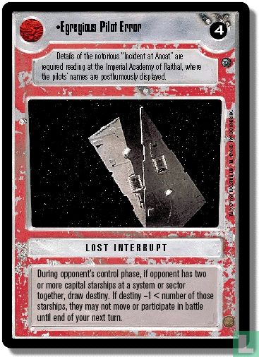 Egregious Pilot Error