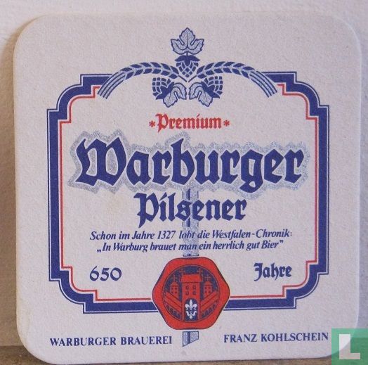 Warburger Pilsner 9 cm