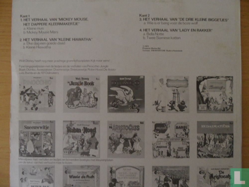 4 verhalen van Walt Disney