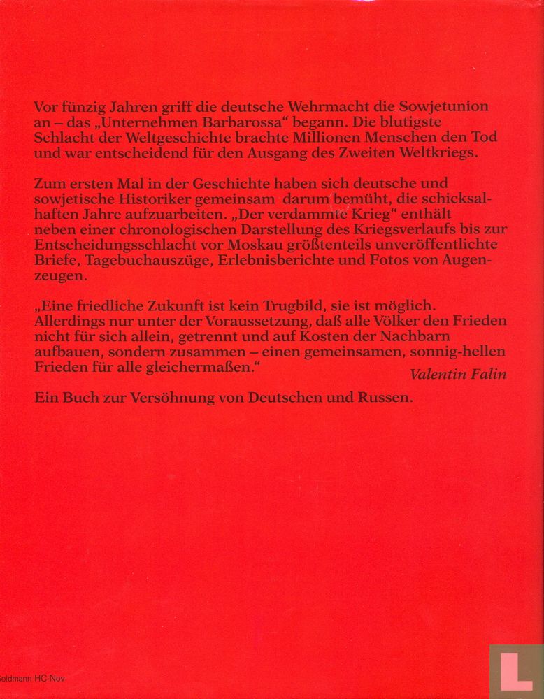Der Verdammte Krieg
