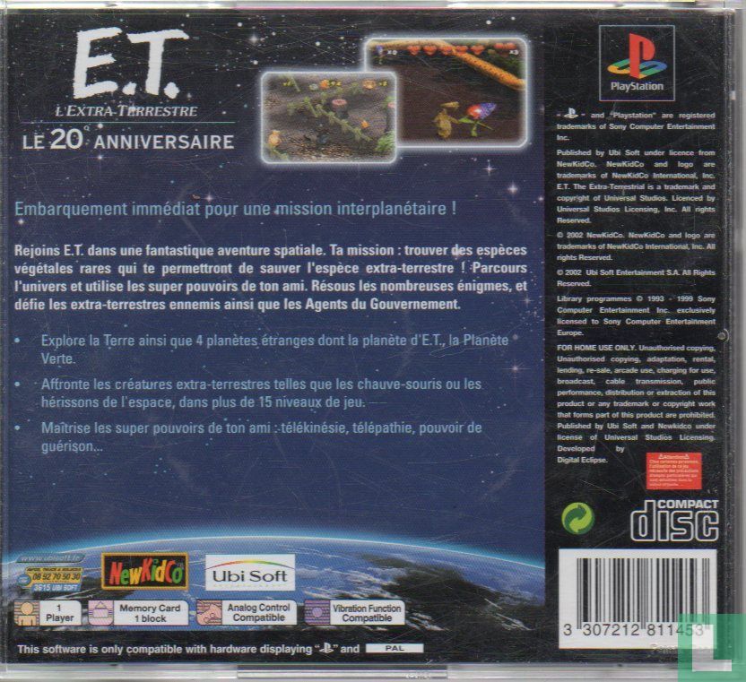 E.T. l'Extra-Terrestre: Le 20 anniversaire