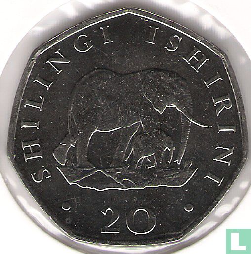 Tanzanie 20 shilingi 1992