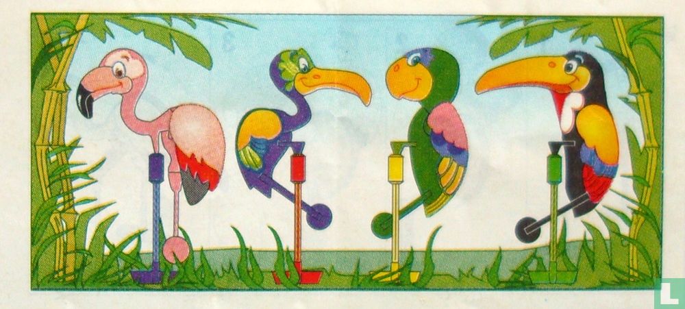 Parrot on perch
