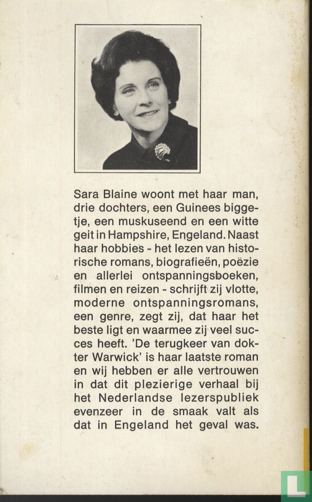 De terugkeer van dokter Warwick